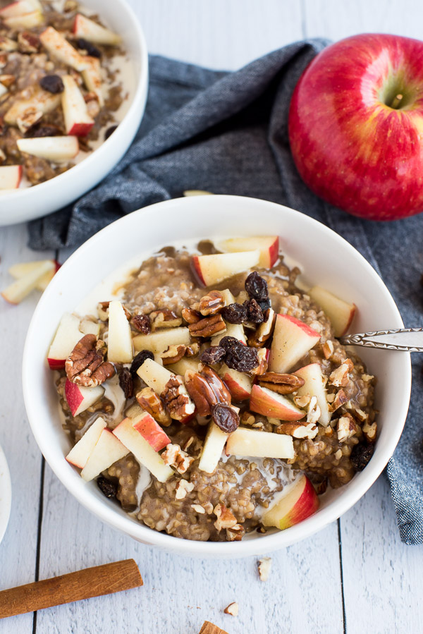 Apple Cinnamon Steel Cut Oats